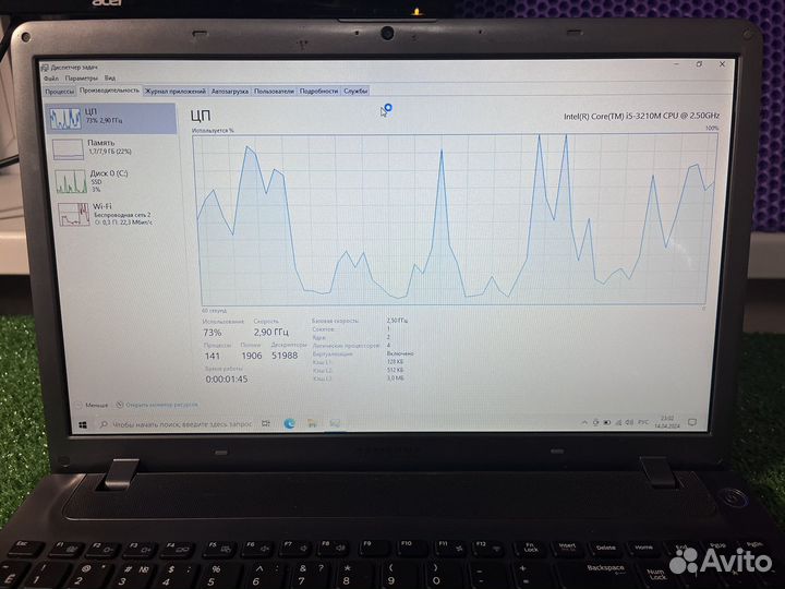 Samsung /i5/ssd/8озу/новый Акб