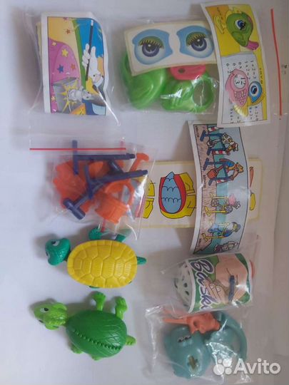 Игрушки киндер старая сборка