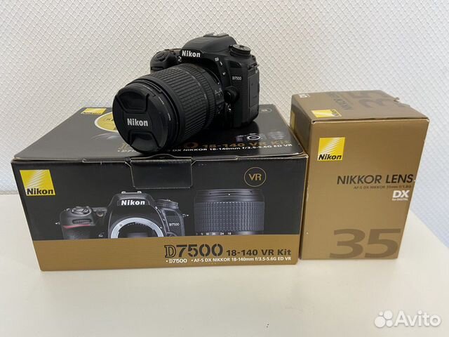 Nikon D7500 18-140 VR Kit объявление продам