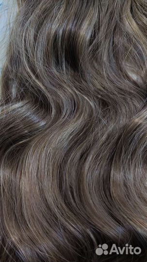 Волосы на заколках трессы 60 см