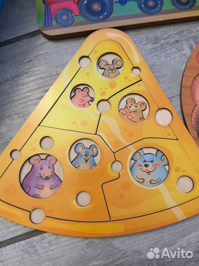 Деревянные пазлы