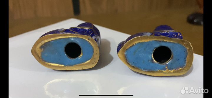 Две собачки клуазоне