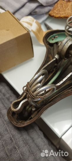 Седло для велосипеда СССР кожаное винтаж