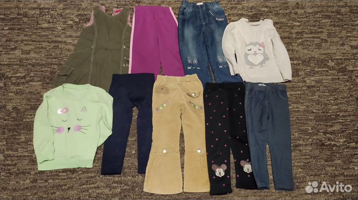 Детские вещи пакетом для девочек 98-104
