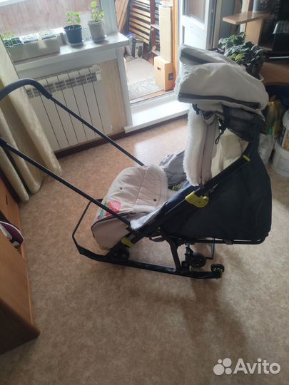 Санки на колесах