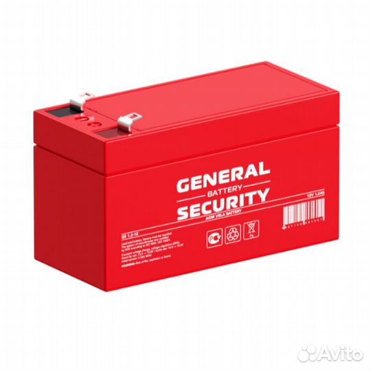 Аккумулятор general security серии GS 1.2-12 оптом
