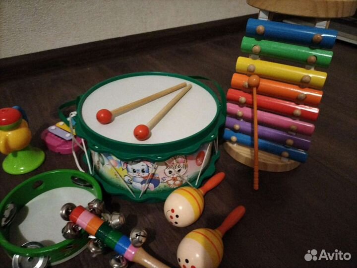Детские Шумовые Музыкальные Инструменты — купить в интернет-магазине OZON по выгодной цене