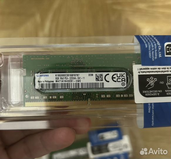 Оперативная память ddr4 8gb Samsung 3200