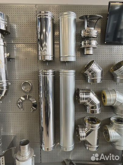 Дымоход для бани и дома. Труба 115/200