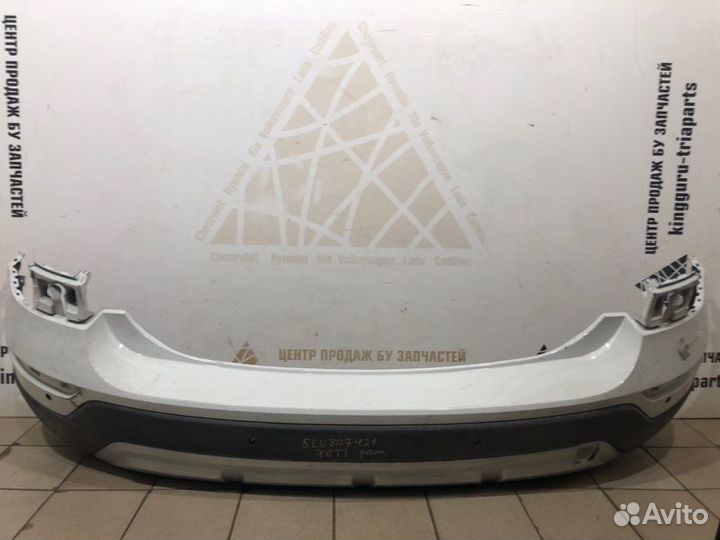 Бампер задний Skoda Yeti 1 5L6 рестайлинг