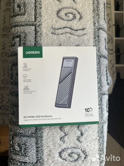 Внешний бокс для ssd m.2 (Ugreen CM559)