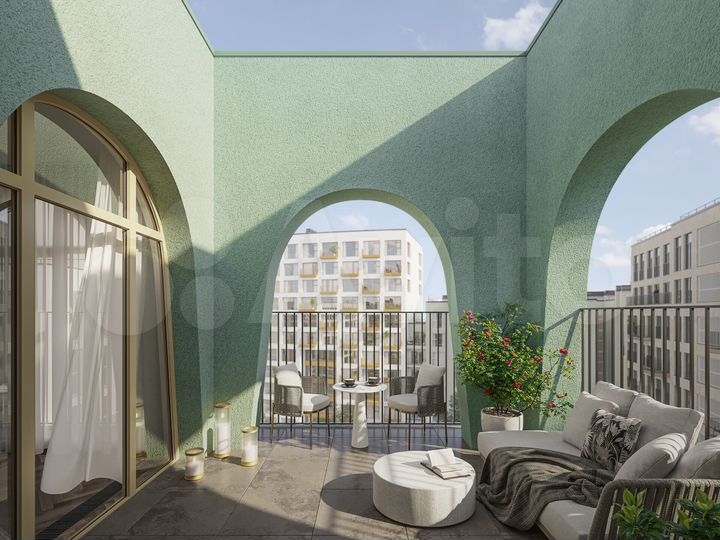 2-к. квартира, 79,4 м², 4/13 эт.