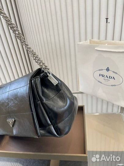 Сумка женская натуральная кожа Prada