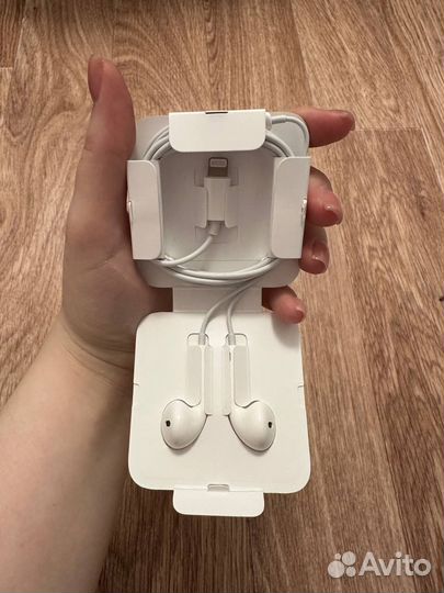 Наушники apple проводные оригенал новые