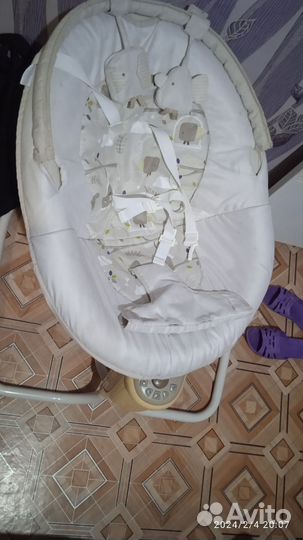 Электро качели детские музыкальные