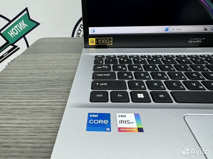 Как новый acer 12 ядер core i5-1235 8G DDR4 SSD512