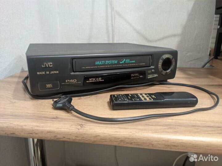 Японский видеомагнитофон jvc p40