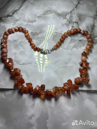 Колье из натуральных камней