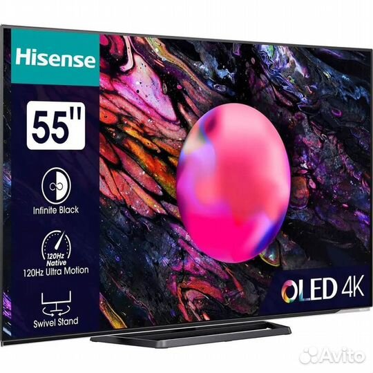 Телевизор Hisense 55A85K oled официальная гарантия