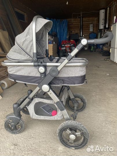 Коляска luxmom 3 в 1 бу