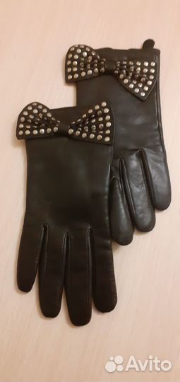 Перчатки женские кожаные alessandro manzoni, р-р 7