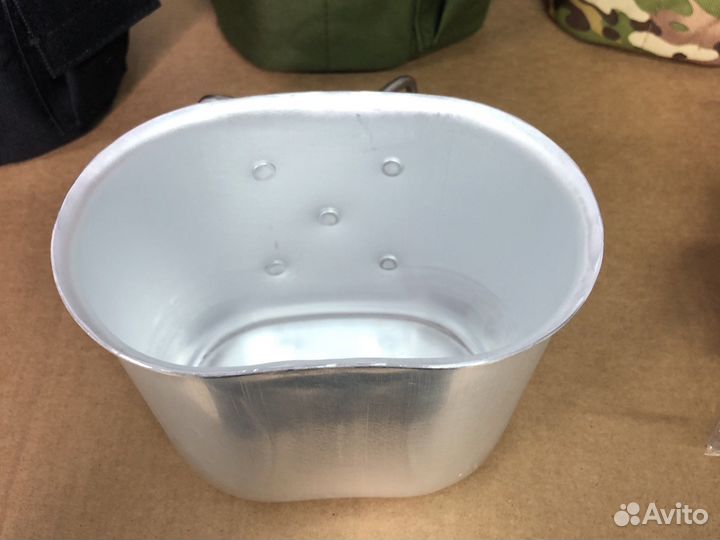 Фляжка армейская с котелком 2022