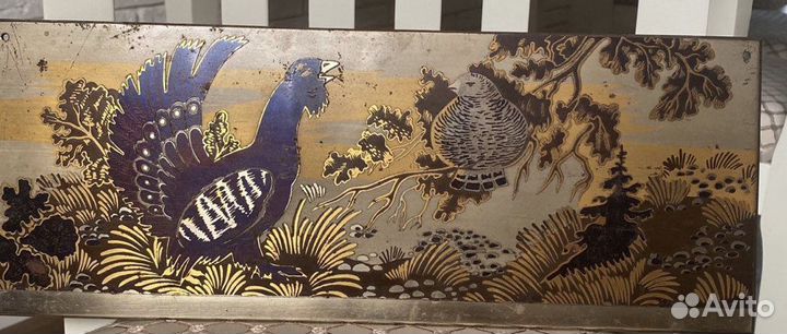 Златоуст. Настенная гравюра на стали Глухари