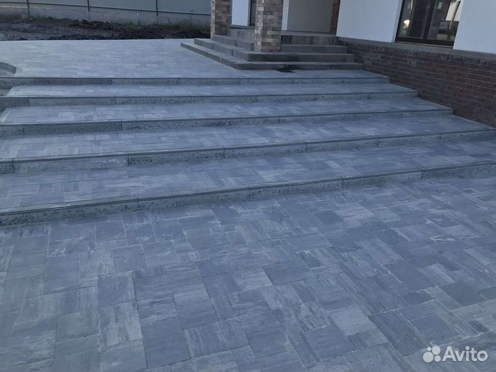 Укладка тротуарной плитки под ключ