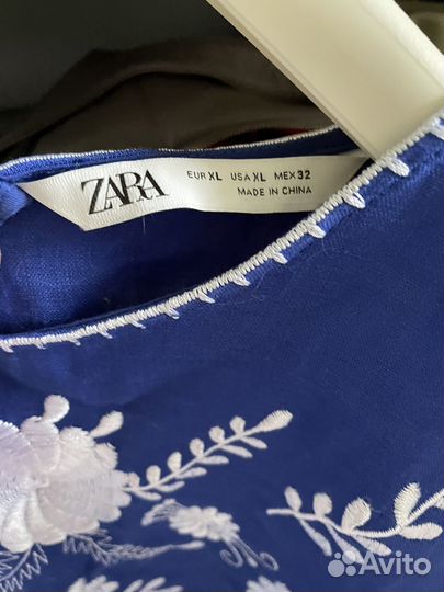 Туника Zara XL из льна женская