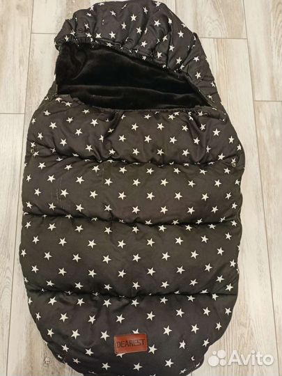 Меховой конверт в коляску Dеarest