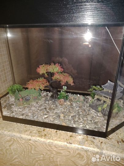 Аквариум 100л со всеми принадлежностями