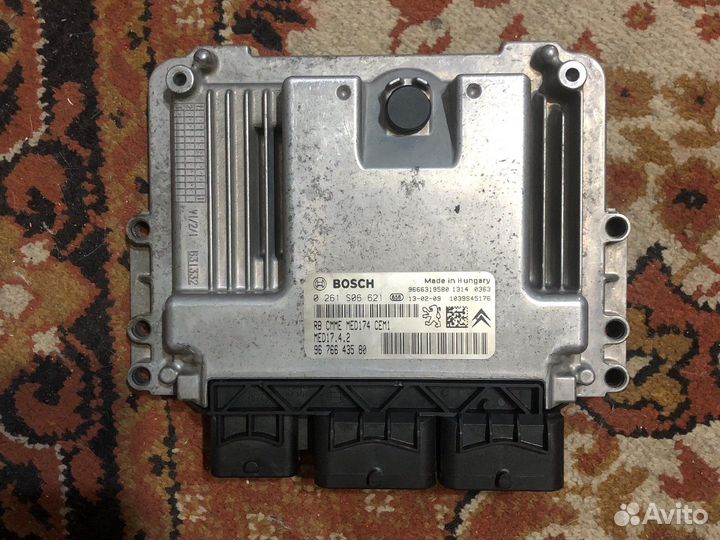 Блок управления двигателем citroen peugeot