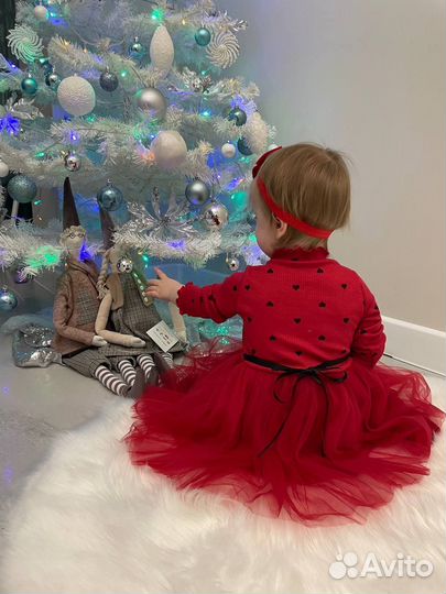 Платье для девочки 80-86