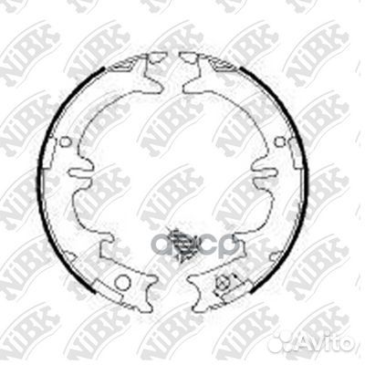 Колодки тормозные барабанные lexus RX 3.5 2006