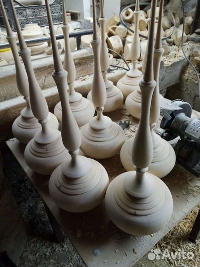 Шкатулка - ваза деревянная