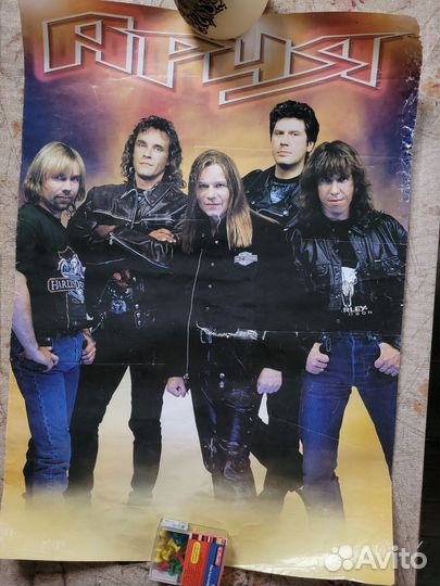 Плакаты рок групп: Наутилус, Ария, Queen, Nirvana