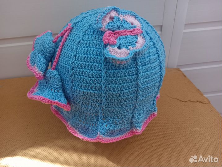 Шапочка вязаная детская
