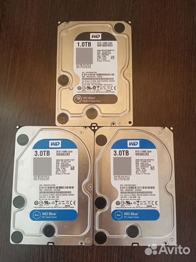 HDD 1,2,3,4TB(100% здоровье)