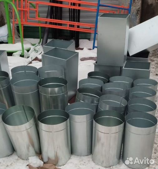 Вазон из нержавейки