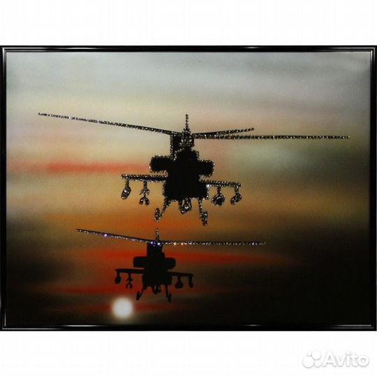 Картина из кристаллов Swarovski