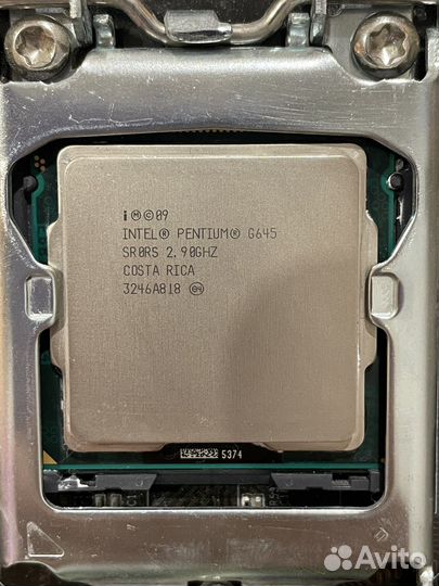 Процессор Intel pentium G645 (сокет 1155) + кулер