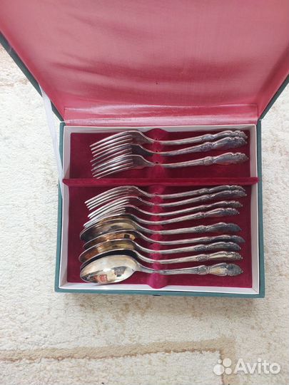 Столовый набор мельхиор