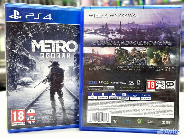 Метро Исход Exodus (PS4) NEW