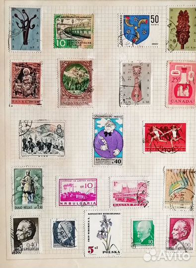 Марки Советские и зарубежные