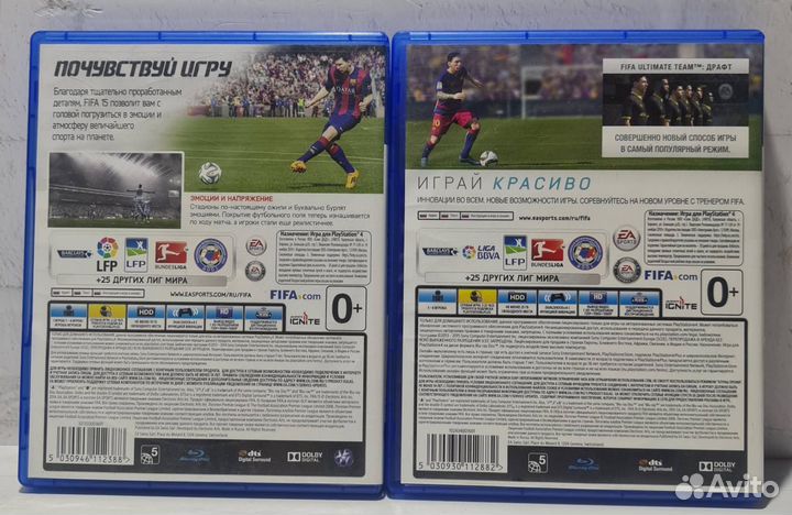 Диски для PS4 FIFA 15 \ 16