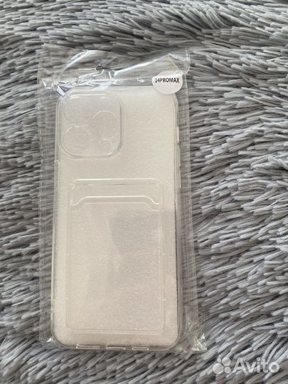 Чехол на iPhone 14 pro max прозрачный