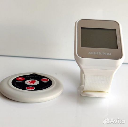 Кнопка вызова персонала, официанта и часы-пейджер