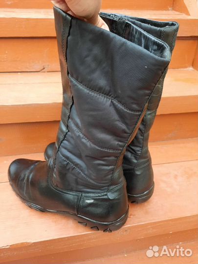 Демисенные сапоги 40 р-р, нат. кожа