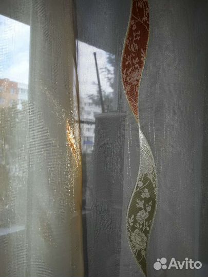 Ламбрекен со шторами бу