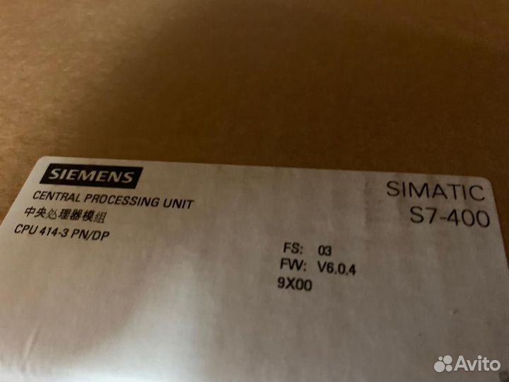 Процессор 6ES7414-3EM06-0AB0 со склада Ростов